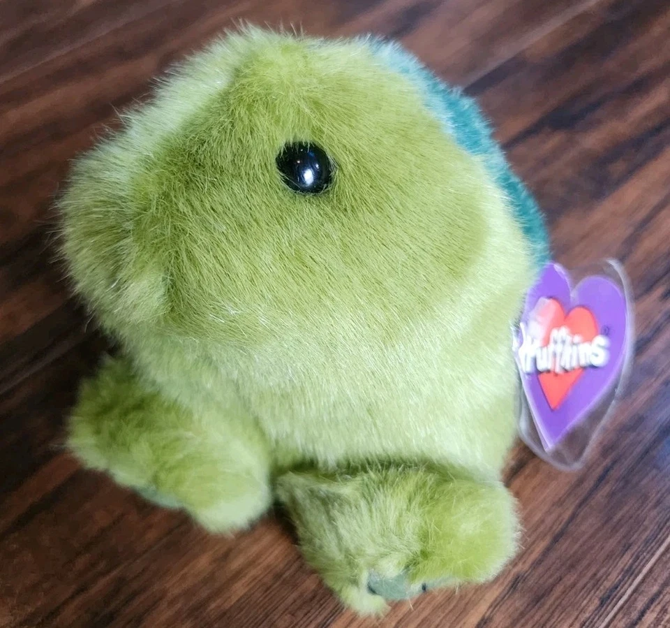 PUFFKINS by Swibco, "SHELLY" Turtle Tortoise, Vintage 1997, Plush Toy, W Tags - Image 1 of 4