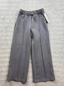 All in Motion Girl's Size Small (6-7) Airy Sleek Wide Leg Sandwash Pants Gray - Picture 1 of 6