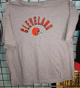 Cleveland Browns Men 3XL T Shirt Gray NFL Football NWOT Short Sleeve Lightweight - Picture 1 of 8