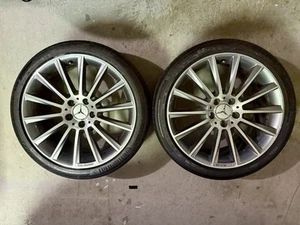 Mercedes AMG branded wheels and tires set of 4 - Picture 1 of 6
