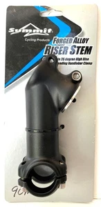 New Summit threadless RISER STEM 90mm 25.4mm Handlebar 1" and 1-1/8" +35° - Picture 1 of 5