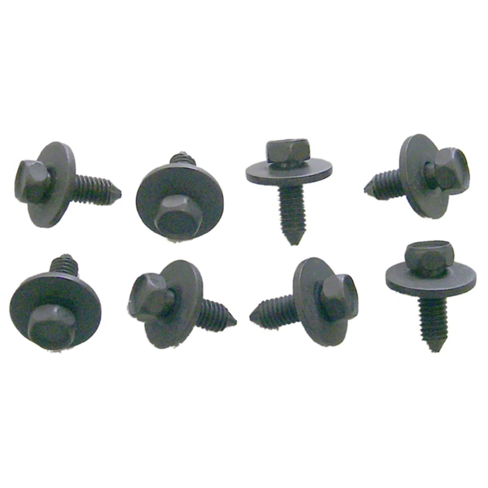 РАЗЛИЧНЫЕ ДЕТАЛИ БАМПЕРА СЗАДИ; 8 ШТ.; КОМПЛЕКТ ФУРНИТУРЫ КРОНШТЕЙНА - Изображение 1 из 1