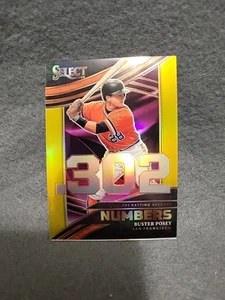 2024 Panini Select Numbers Gold Prizm #23 Buster Posey 02/10 - Picture 1 of 3