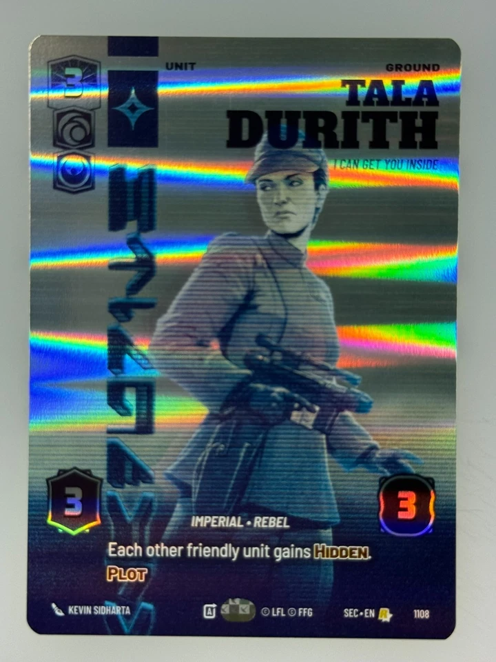 Star Wars Unlimited - Tala Durith Prestige Foil 1108 - Image 1 of 1