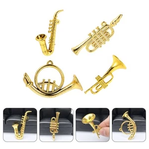 4 Pcs Mini-Musikinstrumentenmodell Kind Miniaturinstrument Mini-Instrument - Bild 1 von 12
