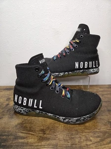 NOBULL SuperFabric Trainer High Lace Up Shoes | Black Men’s Size 5.5 Women's 7 - Picture 1 of 11
