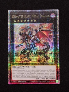 RED-EYES FLARE METAL DRAGON - QUARTER CENTURY SECRET RARE - RA01 EN038 - NM - Picture 1 of 1