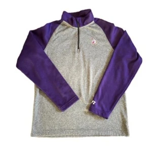 JMU James Madison University Girl's Russell Athletic 1/4 Zip Pullover, XL - Picture 1 of 2