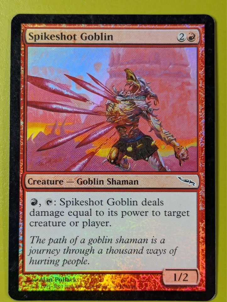 FOIL Spikeshot Goblin x1 Mirrodin 1x Magic the Gathering MTG - Image 1 of 1