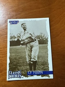 CY YOUNG 1997 KENNER STARTAUFSTELLUNG KARTE CLASSIC DOUBLES - RED SOX - Bild 1 von 2