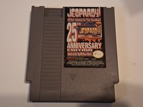 Jeopardy -- 25th Anniversary Edition (NES, 1990), Clean, Tested