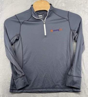 Camisa PUMA Clemson Tigers Young Life 1/4 Cremallera Manga Larga Gris Para Mujer Talla L” Foto 1 de 4