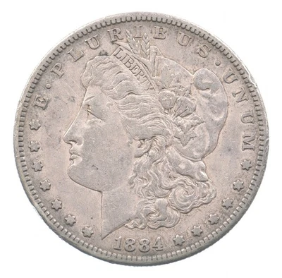 Dólar de plata Morgan 1884-S *3383 Foto 1 de 3