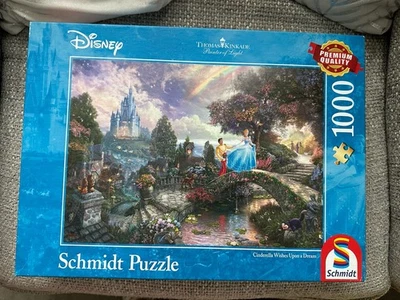 Thomas Kinkade Disney Cinderella 1000 Piece Puzzle Completed Once VGC - Image 1 of 2