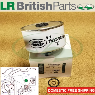 FILTRO DE COMBUSTIBLE ORIGINAL LAND ROVER DIÉSEL RANGE ROVER SPORT 07-13 LR3 LR4 LR009705  Foto 1 de 4