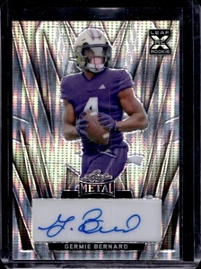 2024 Leaf Metal Germie Bernard Auto RC Pulsar Silver Rookie #4/5 Huskies - Picture 1 of 2