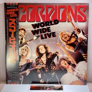 Scorpions – "World Wide Live" LP 1985 w/OBI,Poster EMI EMS-67178~79 Japan... - Picture 1 of 24
