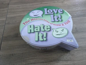 Family Game Night Love It Hate It Board Game Know And Tell 12+ Open Box Unplayed - Picture 1 of 4