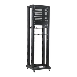 Revez 4 Post Open Frame Floor Standing Data Network Rack 33U - Picture 1 of 2