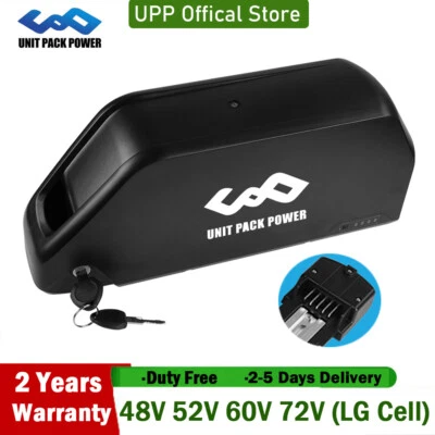 UPP Ebike Battery 60V 52V 48V 15Ah~25Ah Li-ion Bicycle Battery for 0-2000W Motor - Image 1 of 4