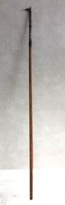 Japanese Antique Firefighter Old Tools Hikeshi Tobiguchi Hand Hook L61.0in FS - Picture 1 of 12