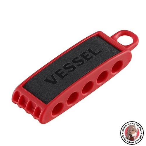 NEW Vessel BH-05R Bit Holder For Storing 5 Bits Red - Image 1 of 1