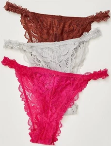 Tanga de bikini Free People Intimately Bring Me Another XS azul/gris OB1914062 NUEVO CON ETIQUETAS - Imagen 1 de 7