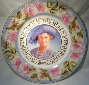 PLACA DE RETRATO SPODE QUEEN MADRE 10.3/4" EDICIÓN LIMITADA 1000 SIN USAR EN CAJA - Imagen 1 de 3