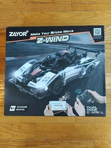 Zayor Z-Wind Remote Control Build It Race Car, BUILD THE CAR AND DRIVE IT, NEW - Picture 1 of 4