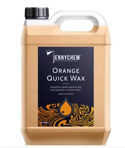 Jennychem Orange Quick Wax 5L | Spray On Wax Car Sealant and Gloss Booster - Picture 1 of 2