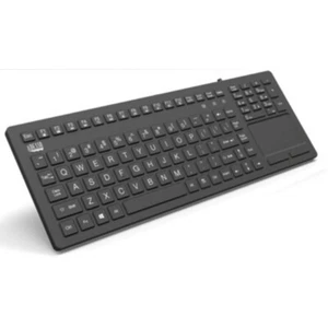 Adesso Akb-270Ub Waterproof Touchpad Keyboard Blk Usb Washable Antimicrobrial - Picture 1 of 5