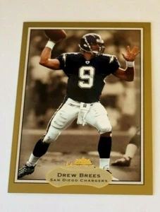 2003 FLEER SHOWCASE Drew Brees T12-159 Rare Insert NFL Card Uncirculated PSA - Picture 1 of 2