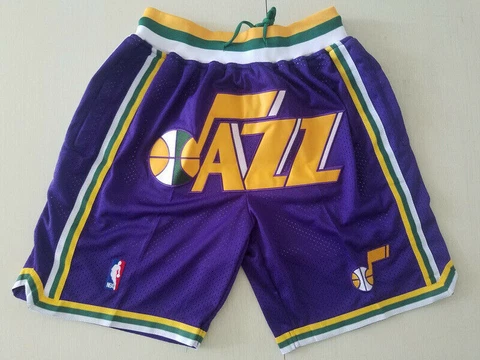 Utah Jazz Retro Purple Men Basketball Purple Men Basketball Shorts Size S-3XXL Cover