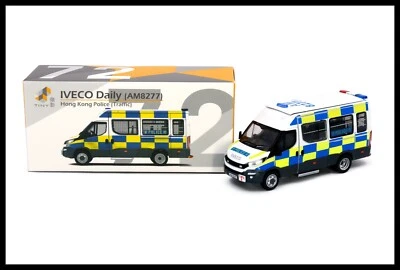 TINY 72 IVECO Daily ( AM8277 ) Hong Kong POLICE CAR  ( Traffic )  1/76 New - Image 1 of 4