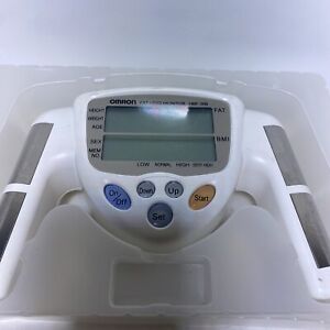 Omron HBF-306C Fat Loss Monitor BMI Body Fat Percentage Calculator White