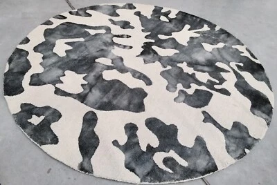 Alfombra BEIGE/CARBÓN 7' X 7' agujero redondo, precio reducido 1172747210 DDY517E-7R Foto 1 de 4