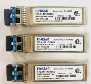 100% Brand New FINISAR Optical Module    FTLX1471D3BCL   10G SFP+ 1310NM - Imagen 1 de 3