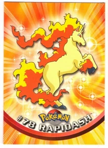 RAPIDASH #78 CROMO / CARD POKEMON TRADING CARDS 1999-2000 TOPPS - Imagen 1 de 2