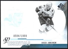 2010/11 Upper Deck SP Authentic JUSSI JOKINEN "SP ESSENTIALS" Card #0584/1999