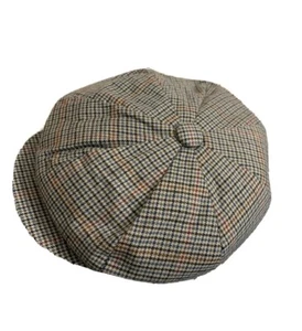 Newhattan Uomo 8 Pannelli Lana Acrilico Apple Jack Newsboy Edera Cappellino Snap Front 2370 - Foto 1 di 3