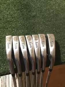 Lynx Parallax Tour Carbon Steel Irons Set 3-PW (No 9) Stiff Steel Shafts - Picture 1 of 11