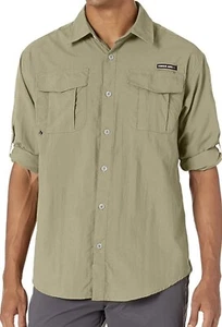 Little Donkey Andy Men's Quick-Dry Stretch Long Sleeve Shirt for Hiking XL - Picture 1 of 6