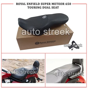 Genuine Royal Enfield Super Meteor 650 DELUXE TOURING DUAL SEAT, BLACK - Picture 1 of 9