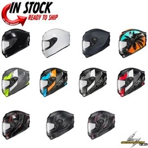 2025 SCORPION EXO-R330 FULLFACE MOTORCYCLE HELMET - PICK SIZE & COLOR - Picture 1 of 34