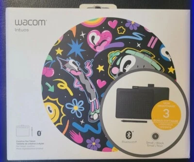 Wacom Intuos Creative Wireless Pen Graphic Tablet Bluetooth - Small, Black - Image 1 of 4