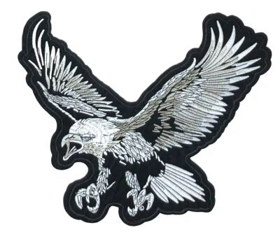 Patch Sew On Clothing Backpacks Biker Jackets COAT Big Eagle HD Motorcycle #4 - Image 1 of 4