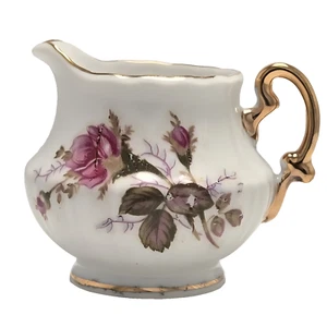 Royal Sealy China Moss Rose Mini Creamer Made in Japan Vintage - Foto 1 di 6