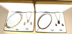New Social Gallery Jewelry Set-Necklace/Bracelet/A Pair Earring - Choice Style - Picture 1 of 5