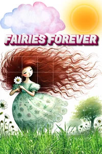 Quirky Fairies Forever Postcard 4x6 Cards Scrapbook Junk Journal Art Card - Picture 1 of 2