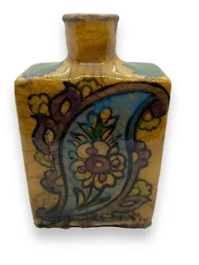 Antike persische Qajar Keramik Teeflaschen, Ende des 19. Jahrhunderts, Vase, Fehler - Bild 1 von 10
